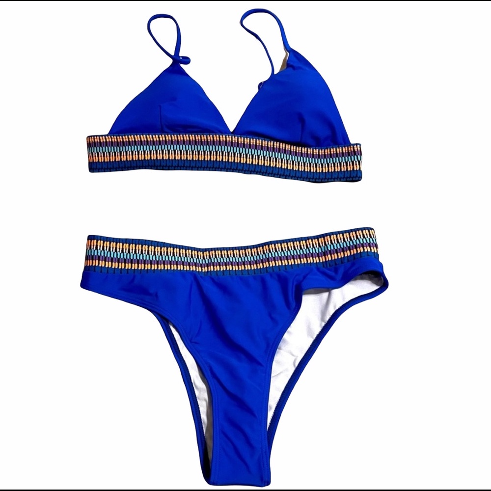 Deep blue bikini